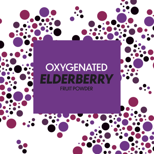 oxygenated elderberry fruit powder label