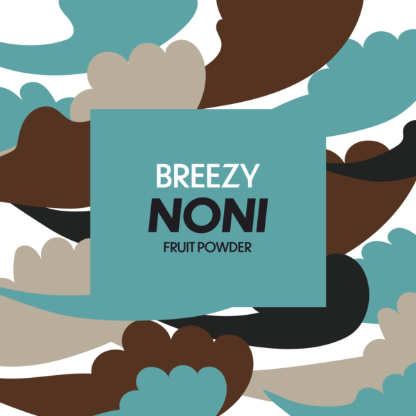 breezy noni fruit powder label