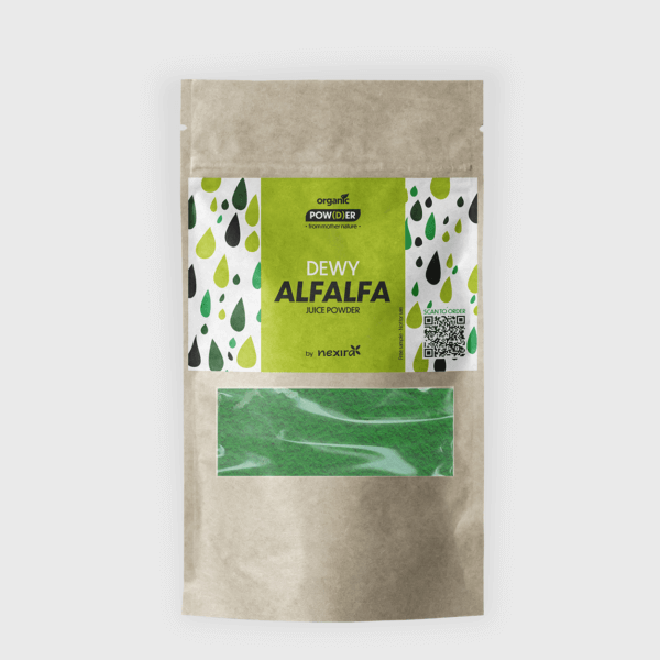 dewy alfalfa juice powder bag