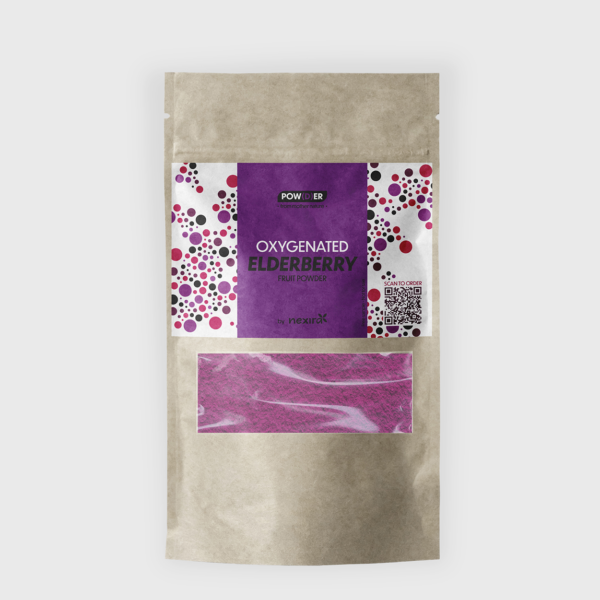 oxygenated elderberry fruit powder bag