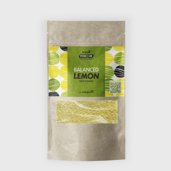 balanced lemon juice powder bag